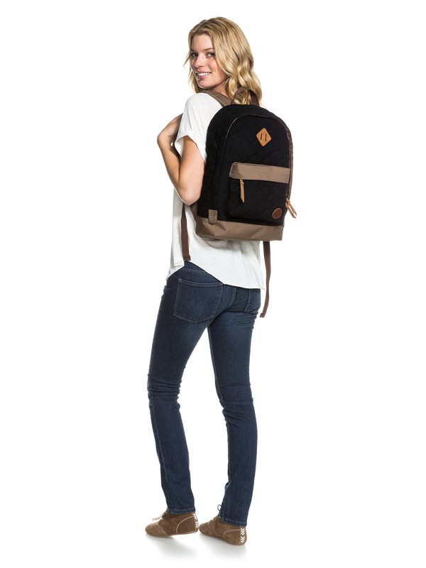 roxy, FAR AWAY BACKPACK, TRUE BLACK (kvj0) 0 FAR AWAY BACKPACK ERJBP03061 Roxy