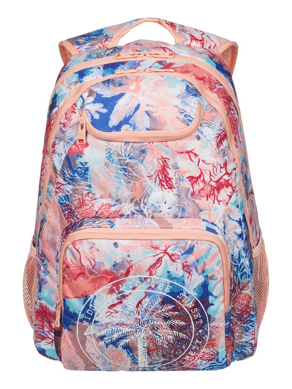 roxy, Shadow Swell Logo Backpack, UNDERSEA PALACE BLUE (bmb6) 0 Shadow Swell Logo Backpack ERJBP03273 Roxy