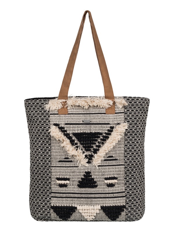 roxy, Rama Cay Tote Bag, TRUE BLACK (kvj0) 0 Rama Cay Tote Bag ERJBP03292 Roxy
