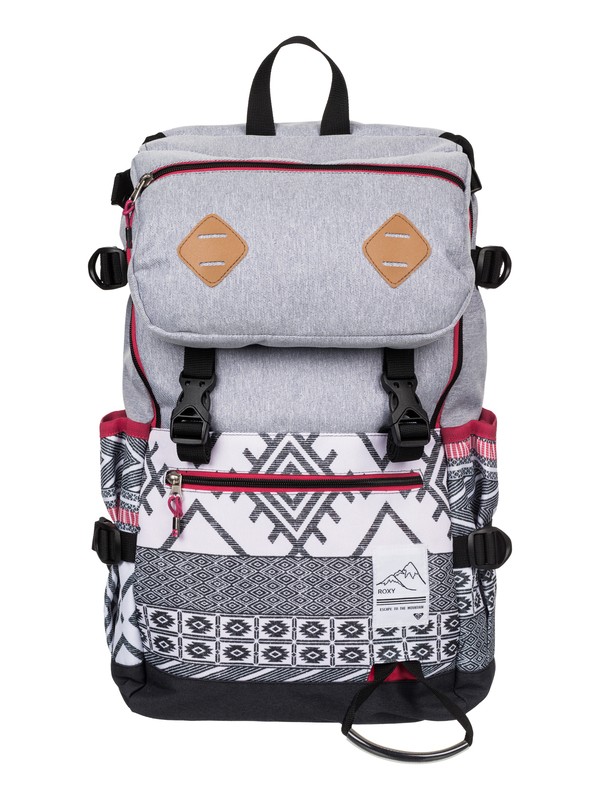 roxy, Tribute Snow Backpack, WINDY ROAD_TRUE BLACK (kvj6) 0 Tribute Snow Backpack ERJBP03318 Roxy