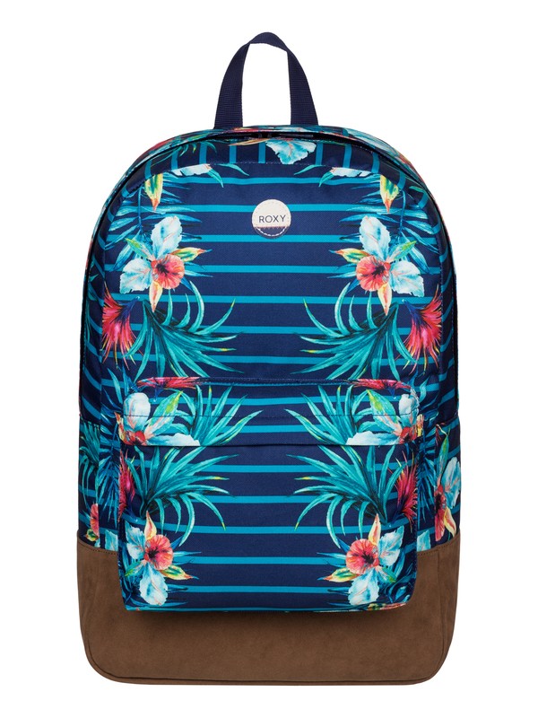 roxy, World Is New Backpack, EXOTIC LINES COMBO MARINE (bta6) 0 World Is New Backpack ERJBP03332 Roxy