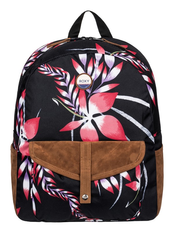 roxy, Mochila Carribbean, ANTHRACITE MISTERY FLORAL (kvj6) 0 Mochila Carribbean ERJBP03399 Roxy