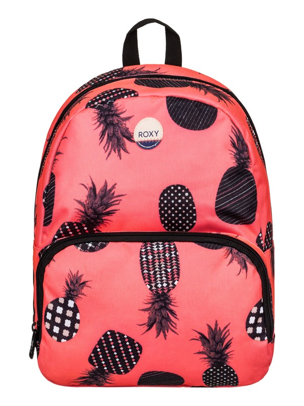 roxy, Always Core Small Backpack, AX NEON GRAPEFRUIT PINEAPPLE D (nkn6) 0 Always Core Small Backpack ERJBP03403 Roxy