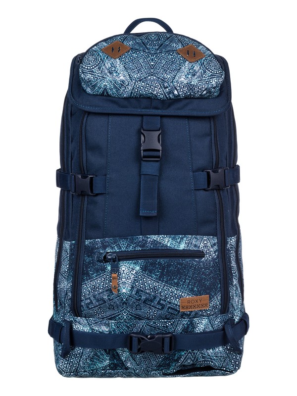 roxy, Tribute Medium Snow Backpack, PEACOAT_AVOYA (btn6) 0 Tribute Medium Snow Backpack ERJBP03483 Roxy
