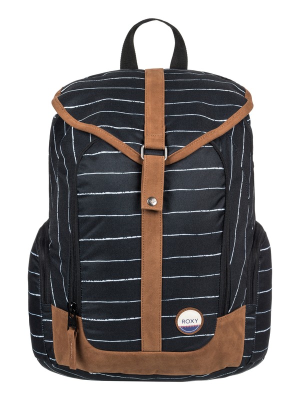 roxy, Ready To Win 20L - Mochila Mediana, ANTHRACITE PENCIL STRIPE (kvj4) 0 Ready To Win 20L - Mochila Mediana Negro ERJBP03539 Roxy