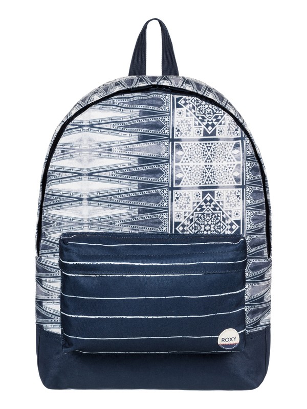 roxy, Sugar Baby 16L - Medium Backpack, DRESS BLUES CHIEF PRADO (btk7) 0 Sugar Baby 16L - Medium Backpack Blue ERJBP03543 Roxy