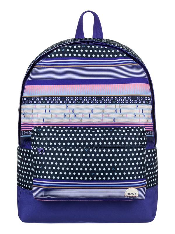 roxy, Sugar Baby 16L - Mochila Mediana, DRESS BLUES SMALL WINTERY GEO (xmbb) 0 Sugar Baby 16L - Mochila Mediana Rosa ERJBP03543 Roxy