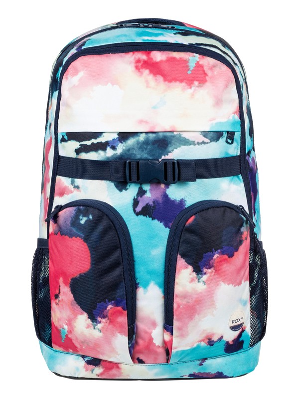 roxy, Take It Slow 22L - Mochila Mediana, PLACID BLUE CLOUD NINE (bgf6) 0 Take It Slow 22L - Mochila Mediana Azul ERJBP03545 Roxy