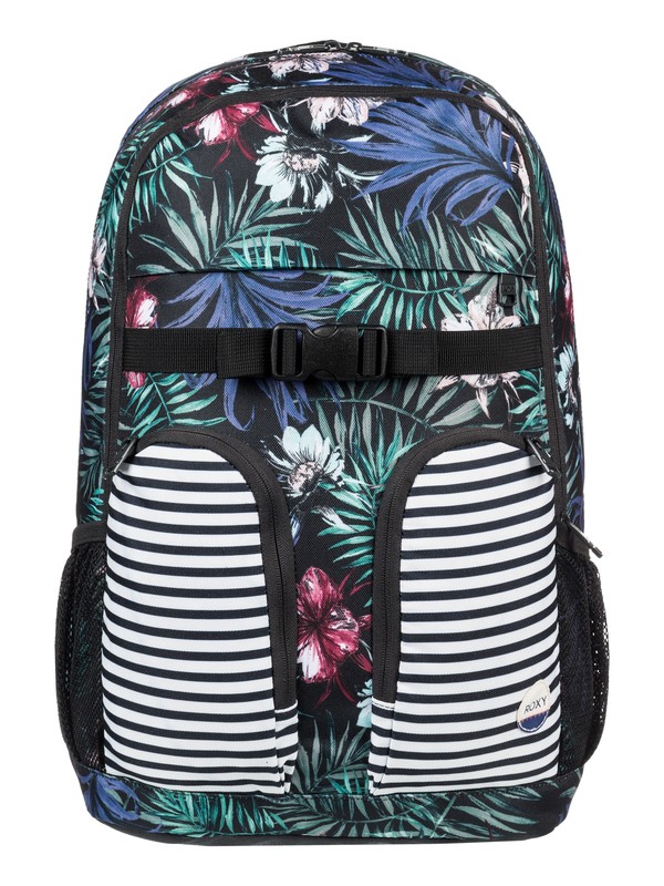 roxy, Take It Slow 22L - Zaino medio, ANTHRACITE SWIM BELHARRA FLOWE (kvj6) 0 Take It Slow 22L - Zaino medio Black ERJBP03545 Roxy