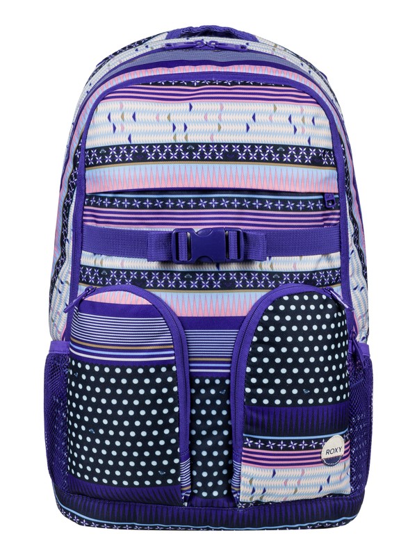 roxy, Take It Slow 22L - Mochila Mediana, DRESS BLUES SMALL WINTERY GEO (xmbb) 0 Take It Slow 22L - Mochila Mediana Rosa ERJBP03545 Roxy