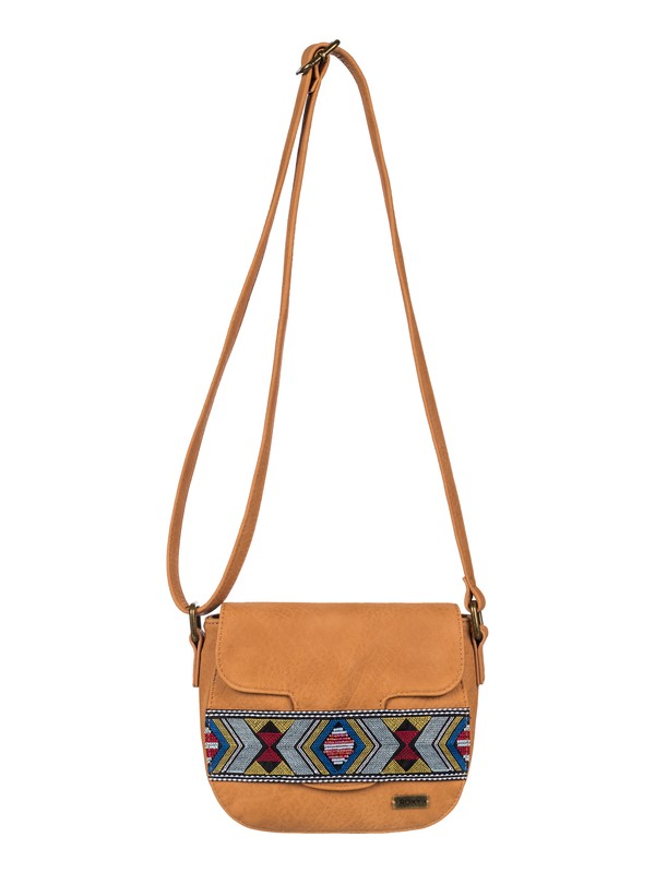 roxy, Bolsa Cruzada Chica Make It Rock, CAMEL (nlf0) 0 Bolsa Cruzada Chica Make It Rock ERJBP03613 Roxy