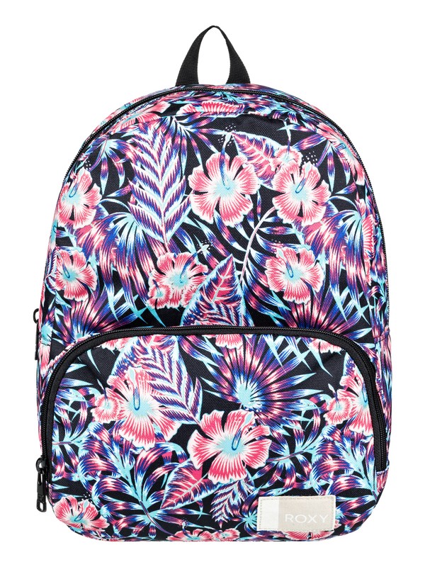 roxy, Always Core - Mochila Súper-Pequeña, ANTHRACITE TROPICAL DREAM (kvj9) 0 Always Core - Mochila Súper-Pequeña Negro ERJBP03634 Roxy