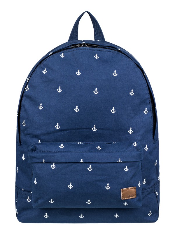 roxy, Sugar Baby Canvas - Mochila Pequeña, DRESS BLUE PRINTED ANCHOR (btk6) 0 Sugar Baby Canvas - Mochila Pequeña Azul ERJBP03640 Roxy
