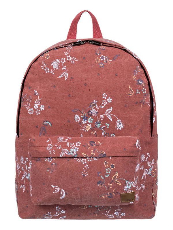 roxy, Sugar Baby Canvas Small Backpack, TANDOORI SPICE ACAMAR (npq6) 0 Sugar Baby Canvas Small Backpack Orange ERJBP03640 Roxy