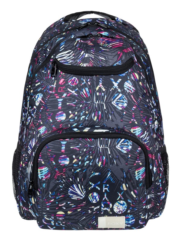 roxy, Shadow Swell Medium Backpack, CHARCOAL HEATHER SURF LETTERIN (kpg6) 0 Shadow Swell Medium Backpack ERJBP03644 Roxy