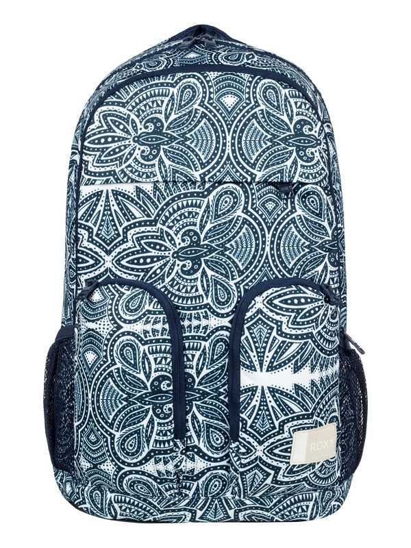 roxy, Take It Slow 2 - Mochila Mediana, MARSHMALLOW TRIBAL VIBES STRIP (wbt4) 0 Take It Slow 2 - Mochila Mediana Blanco ERJBP03645 Roxy