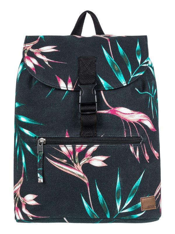 roxy, Mochila Chica Sweetest Little Face de 10 L, ANTHRACITE STORMY FLOWERS (kvj8) 0 Mochila Chica Sweetest Little Face de 10 L Negro ERJBP03712 Roxy