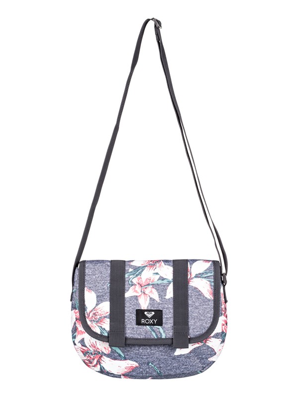 roxy, Back On You - Petit sac bandoulière, CHARCOAL HEATHER FLOWER FIELD (kpg6) 0 Back On You - Petit sac bandoulière Noir ERJBP03749 Roxy