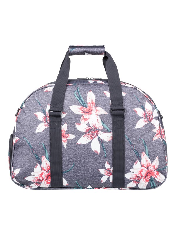 roxy, Feel Happy 35L - Mittleres Sport-Dufflebag, CHARCOAL HEATHER FLOWER FIELD (kpg6) 0 Feel Happy 35L - Mittleres Sport-Dufflebag Schwarz ERJBP03751 Roxy