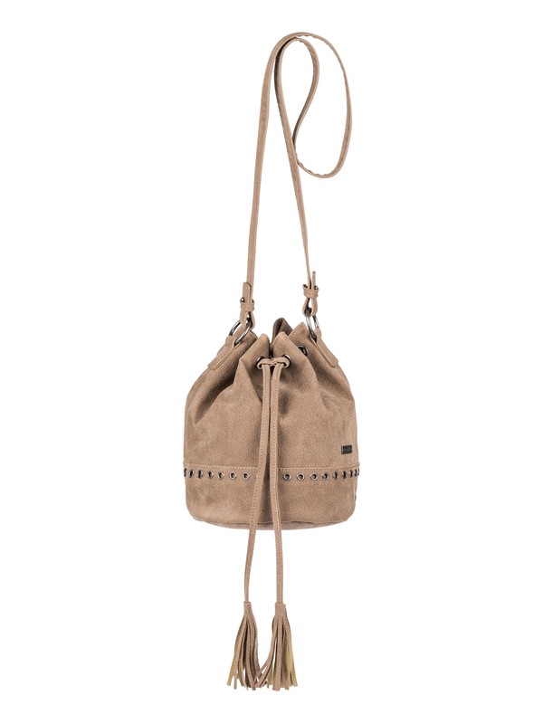 roxy, Hear Me Now Small Bucket Bag, TAUPE (tnt0) 0 Hear Me Now Small Bucket Bag Beige ERJBP03756 Roxy