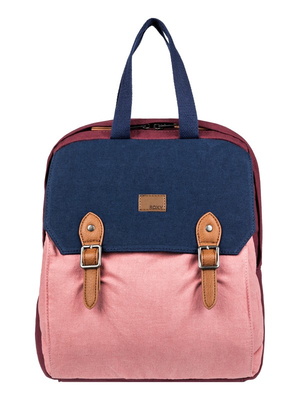 roxy, Mochila Pequeña Iconic Stop Colorblock 10L, OXBLOOD RED (rre0) 0 Mochila Pequeña Iconic Stop Colorblock 10L Rojo ERJBP03789 Roxy