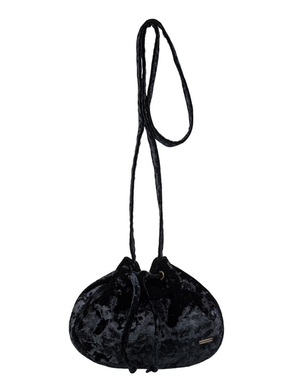 roxy, Spread Love Small Velvet Shoulder Bag, TRUE BLACK (kvj0) 0 Spread Love Small Velvet Shoulder Bag Black ERJBP03796 Roxy