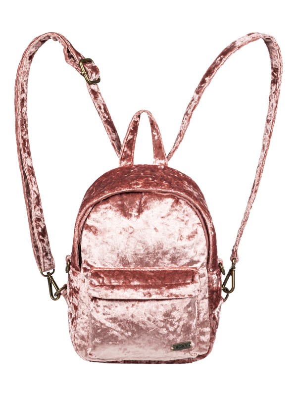 roxy, Walking Away Convertible Mini Velvet Backpack, DESERT SAND (mkt0) 0 Walking Away Convertible Mini Velvet Backpack Pink ERJBP03822 Roxy