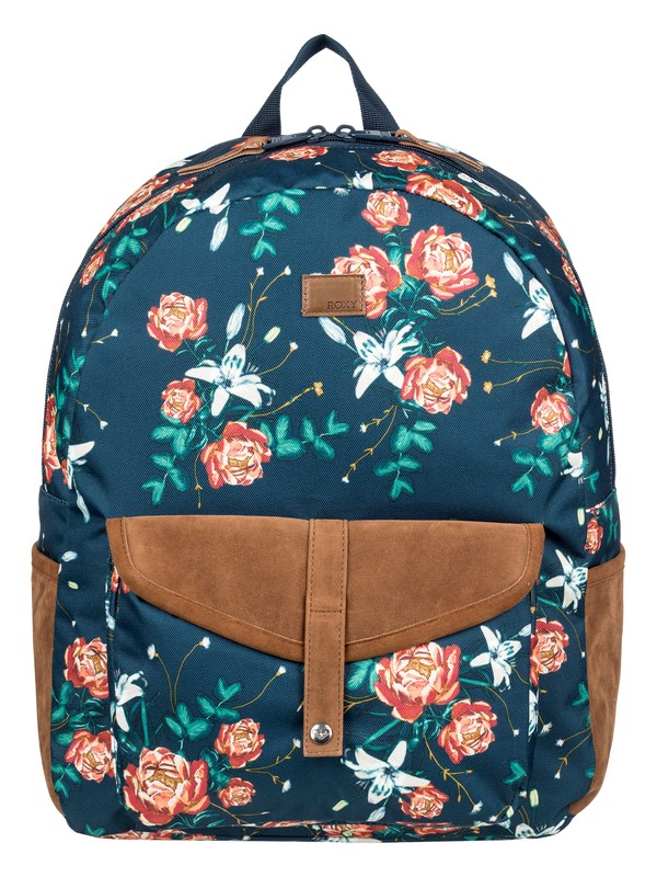 roxy, Carribean 18L Medium Backpack, DRESS BLUE GARDEN LILY (btk9) 0 Carribean 18L Medium Backpack Blue ERJBP03839 Roxy