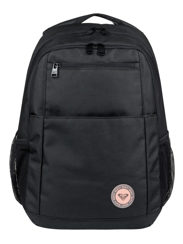 roxy, Here You Are Solid 23.5L Medium Backpack, TRUE BLACK (kvj0) 0 Here You Are Solid 23.5L Medium Backpack Black ERJBP03888 Roxy