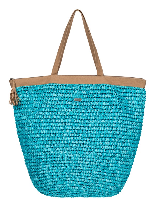 roxy, Got Rhythm Straw Beach Tote, PATINA (blw0) 0 Got Rhythm Straw Beach Tote ERJBT03043 Roxy
