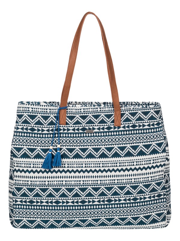 roxy, Single Water A Beach Tote, BLUE DEPTHS (bta0) 0 Single Water A Beach Tote ERJBT03053 Roxy