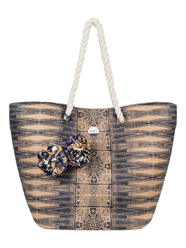 roxy, Sun Seeker Straw Beach Bag, DRESS BLUES CHIEF PRADO (btk7) 0 Sun Seeker Straw Beach Bag ERJBT03071 Roxy