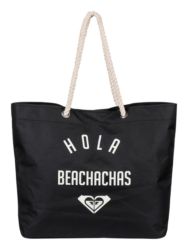 roxy, Tropical Vibe Beach Bag, ANTHRACITE (kvj0) 0 Tropical Vibe Beach Bag ERJBT03081 Roxy