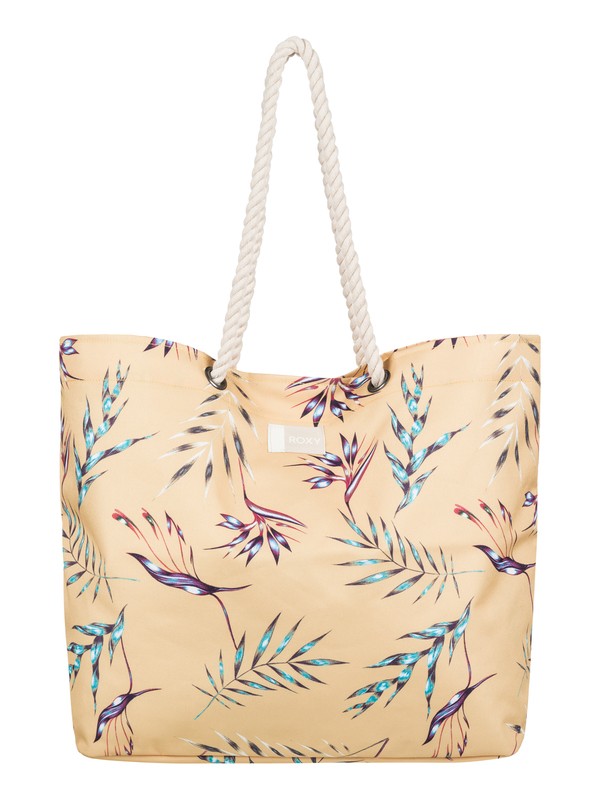 TROPICAL VIBE P J TOTE YGF6 ERJBT03097 0 Tropical Vibe Printed Beach Bag ERJBT03097 Roxy