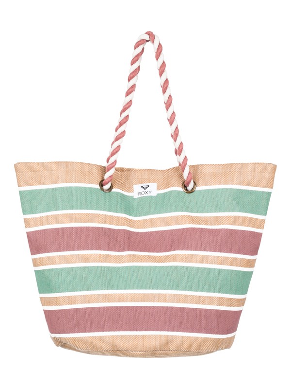 roxy, Sunseeker Straw Beach Bag, NATURAL (yef0) 0 Sunseeker Straw Beach Bag Yellow ERJBT03101 Roxy
