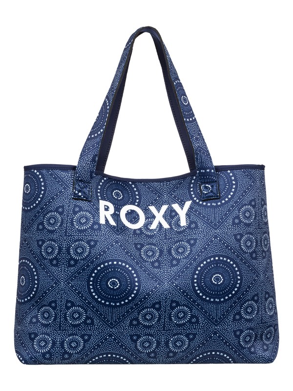 roxy, All Things Reversible Tote Bag, TBLACK CRAZY VICTORIA POPSURF (xkwy) 0 All Things Reversible Tote Bag Yellow ERJBT03130 Roxy