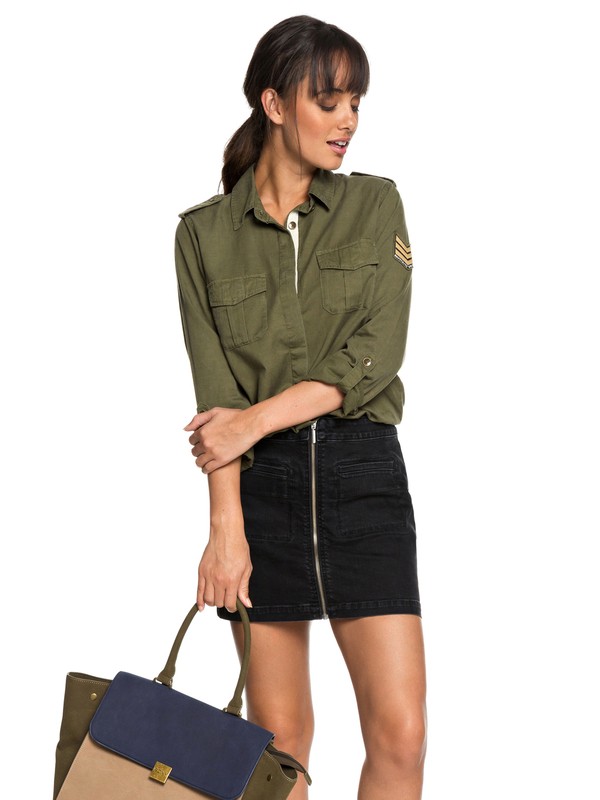 Street Direction - Denim Skirt for Women ERJDK03007 0 Street Direction Denim Skirt ERJDK03007 Roxy