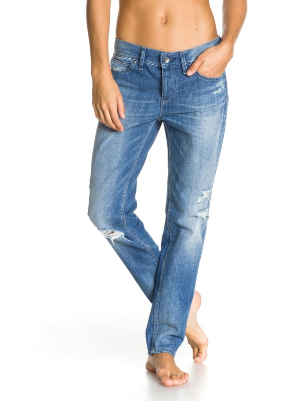 roxy, Tomboy Denim Vintage Medium Blue Jeans, VINTAGE MEDIUM BLUE (bjdw) 0 Tomboy Denim Vintage Medium Blue Jeans ERJDP00007 Roxy