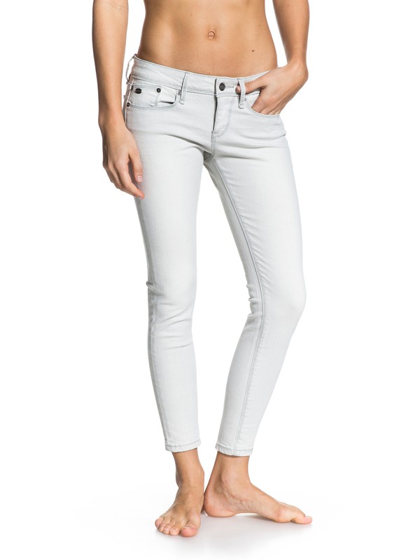 roxy, Suntrippers Crop Pearl Grey Jeans, PEARL GREY (bdvw) 0 Suntrippers Crop Pearl Grey Jeans ERJDP03014 Roxy