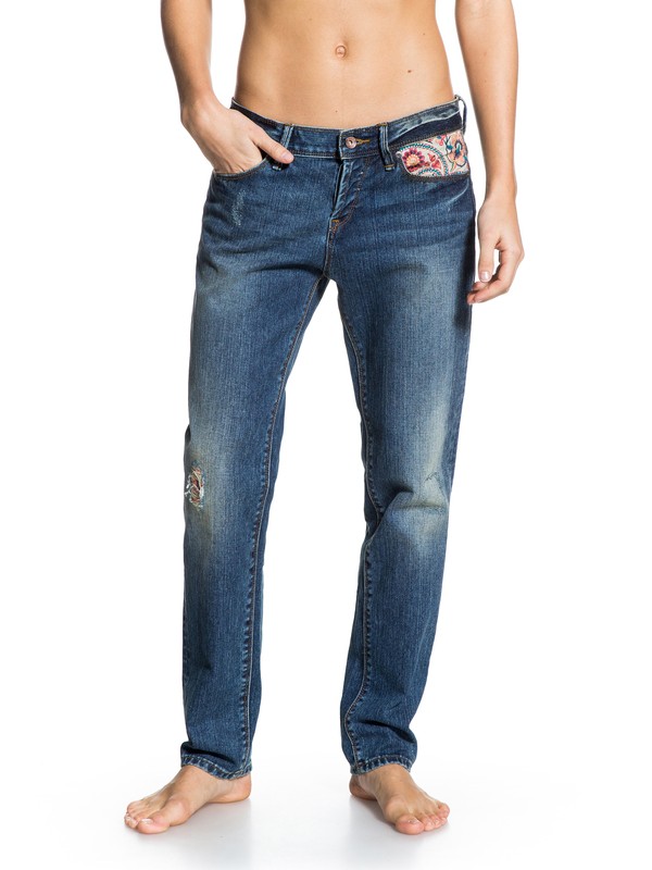 roxy, Tomboy Denim Repairs, VINTAGE DARK USED (bstw) 0 Tomboy Denim Repairs ERJDP03018 Roxy