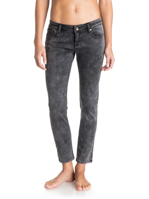 roxy, Suntrippers Cropped Jeans, TRUE BLACK (kvj0) 0 Suntrippers Cropped Jeans ERJDP03081 Roxy