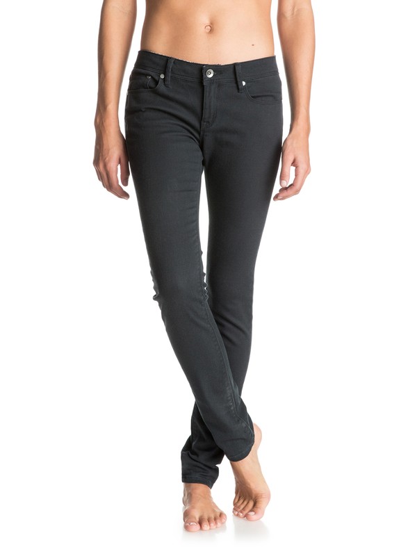 roxy, Suntrippers Color Skinny Jeans, TRUE BLACK (kvj0) 0 Suntrippers Color Skinny Jeans ERJDP03107 Roxy