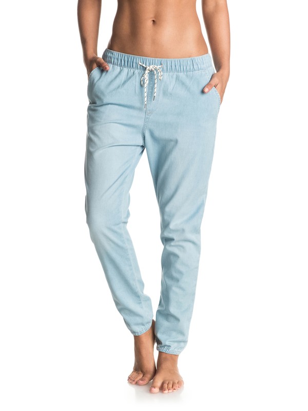 Easy Beachy - Denim Joggers ERJDP03138 0 Easy Beachy Denim Joggers ERJDP03138 Roxy
