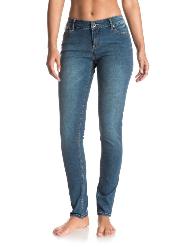 Suntrippers Dark Blue - Skinny Jeans ERJDP03140 0 Suntrippers Dark Blue Skinny Jeans ERJDP03140 Roxy