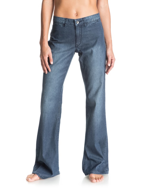 Bell Bottom Blue - Flared Jeans ERJDP03145 0 Bell Bottom Blue Flared Jeans ERJDP03145 Roxy