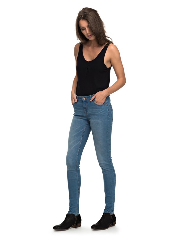 roxy, Suntrippers C - Skinny Fit Jeans for Women, LIGHT BLUE (blcw) 0 Suntrippers C - Skinny Fit Jeans for Women Blue ERJDP03163 Roxy