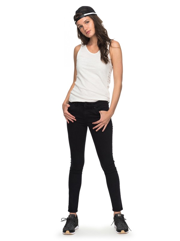 roxy, Seatripper - Jean skinny pour Femme, TRUE BLACK (kvj0) 0 Seatripper - Jean skinny pour Femme Noir ERJDP03182 Roxy