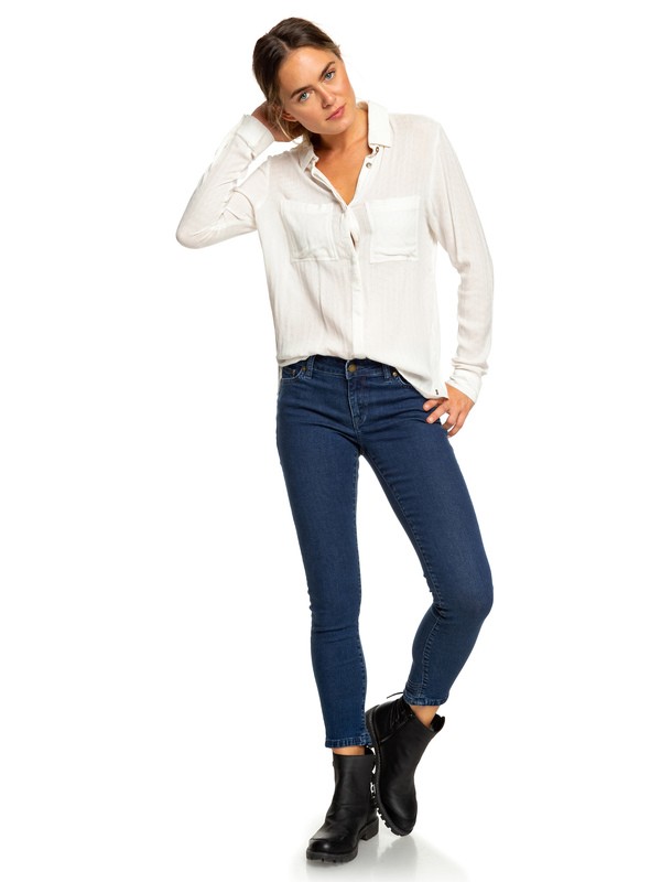 roxy, Suntrippers Skinny Fit Jeans, MEDIUM BLUE (bgy0) 0 Suntrippers Skinny Fit Jeans Blue ERJDP03204 Roxy