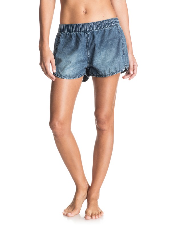 roxy, Popoyo Denim Shorts, DARK USED (bsnw) 0 Popoyo Denim Shorts ERJDS03079 Roxy