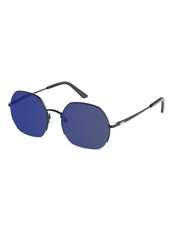 roxy, Boheme - Sunglasses for Women, SHINY BLACK/ FLASH SKY BLUE AR (xkkb) 0 Boheme - Sunglasses for Women Blue ERJEY03057 Roxy